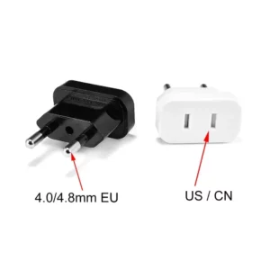 1pcs 220V Power Plug Adapter US To EU Euro Europe Plug Power Plug Converter Travel Adapter US to EU Adapter Electrical Socket